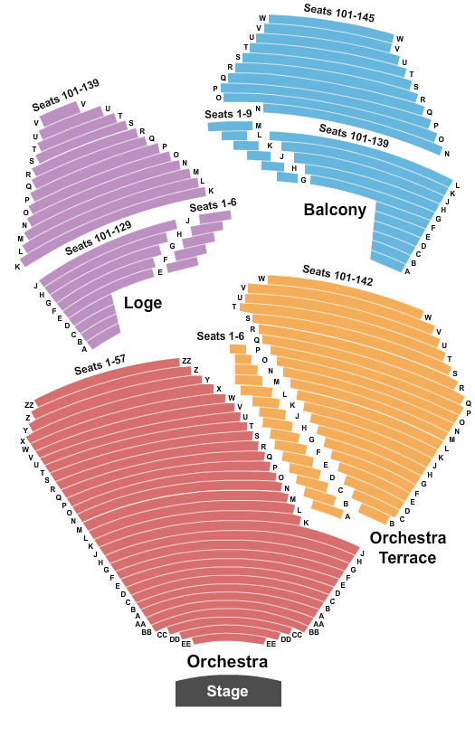 Segerstrom Center For The Arts Harry Potter Seating Chart